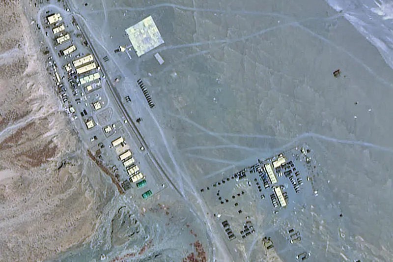 Căn cứ của Ấn Độ tập kết quân ở gần nơi xảy ra đụng độ hôm 15/6 (Ảnh: weibo).