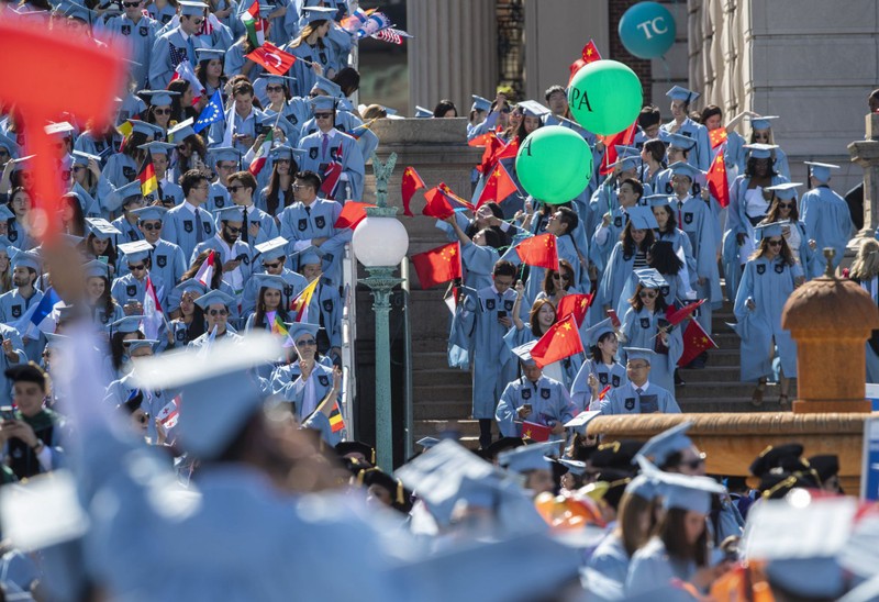 Lưu học sinh Trung Quốc chiếm tới một phần ba tổng số sinh viên nước ngoài học tập tại Mỹ (Ảnh: Tân Hoa xã).