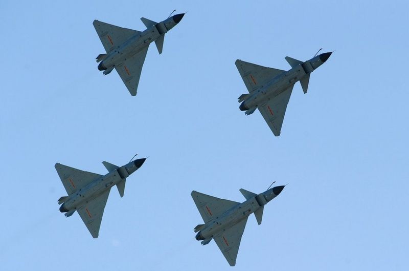 Máy bay chiến đấu J-10 của Trung Quốc (Ảnh: BBC).