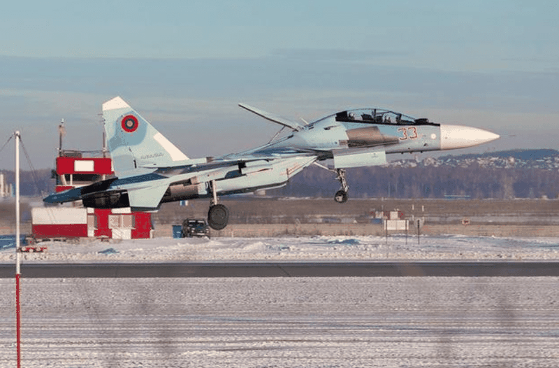 Máy bay tiêm kích SU-30SM của Không quân Armenia (Ảnh: Sohu).