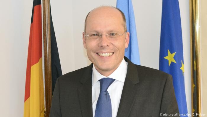 Điều phối viên Bộ Ngoại giao Đức Peter Bayer: sự cạnh tranh giữa Washington và Bắc Kinh sẽ để lại dấu ấn cho mấy chục năm tới đây. Đức và châu Âu cần phải định vị chính mình (Ảnh: Deutsche Welle).