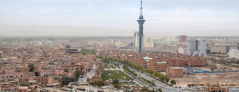 Địa khu Kashgar - nơi bùng phát làn sóng dịch thứ ba từ hôm 24/10 (Ảnh: Guancha).