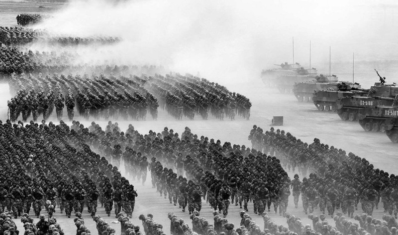 Mấy năm gần đây, sức mạnh quân sự của Trung Quốc đã được gia tăng mạnh mẽ (Ảnh: Tân Hoa xã ).