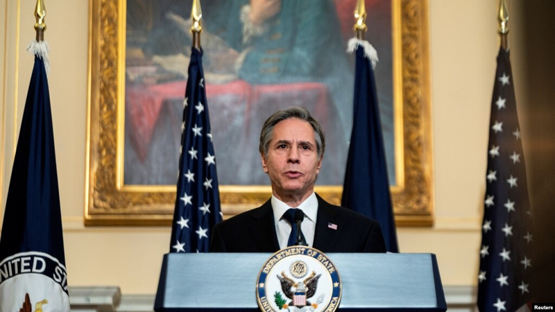 Ngày 3/3, Ngoại trưởng Antony Blinken lần đầu tiên phát biểu về chính sách đối ngoại, coi Trung Quốc là thách thức lớn nhất của Mỹ (Ảnh: Reuters).