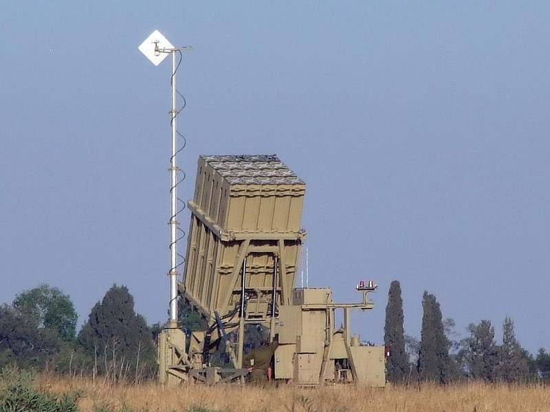 Một bệ phóng tên lửa trong hệ thống Iron Dome (Ảnh: wiki).