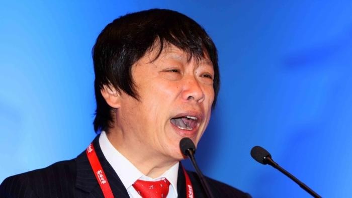 Ông Hồ Tích Tiến, Tổng biên tập Thời báo Hoàn cầu thường xuyên có những phát biểu cực đoan (Ảnh: Dwnews).