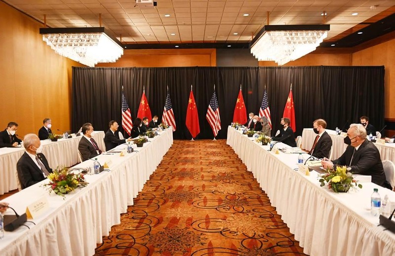 Hội đàm Alaska - cuộc gặp gỡ các quan chức cấp cao Trung Quốc và Mỹ đầu tiêm dưới thời Joe Biden không đạt kết quả gì (Ảnh: Getty).