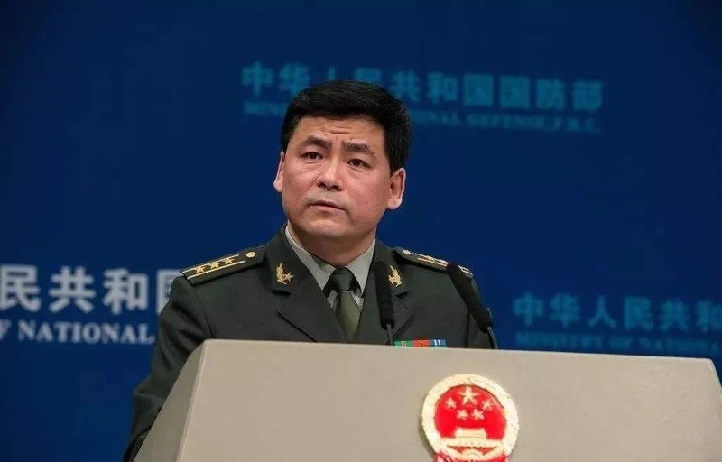 Người phát ngôn Bộ Quốc phòng Trung Quốc Nhậm Quốc Cường: Mỹ đang bịa ra kẻ thù và thổi phồng "mối đe dọa Trung Quốc"...(Ảnh: zhihu).