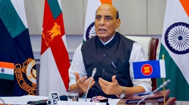 Bộ trưởng Quốc phòng Ấn Độ Rajnath Singh kêu gọi thiết lập một "trật tự cởi mở và bao dung" ở khu vực Ấn Độ - Thái Bình Dương, trong đó có Biển Đông (Ảnh: RFI).