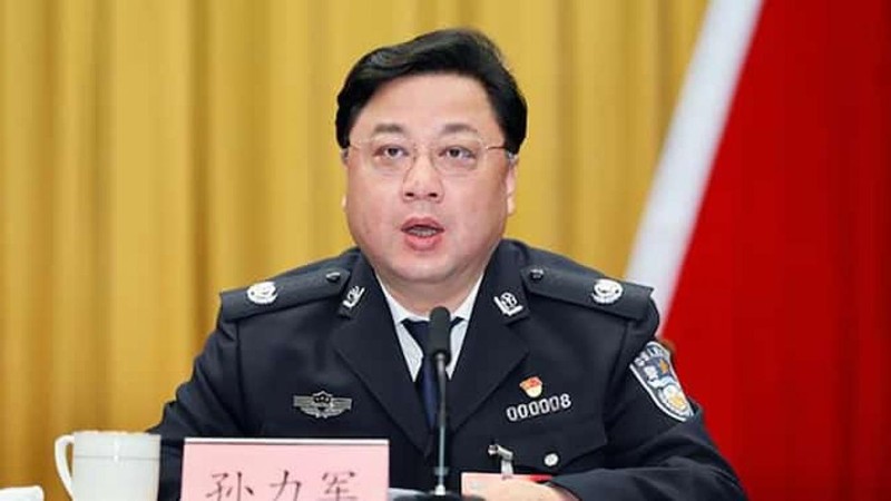 Thứ trưởng Bộ Công an Tôn Lực Quân bị bãi chức và bị điều tra vì "vi phạm nghiêm trọng kỷ luật và luật pháp” tháng 4/2020 (Ảnh: Sina).