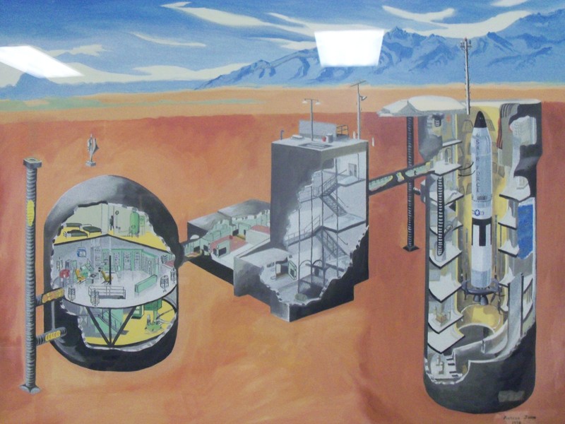 Sơ đồ một hệ thống giếng phóng ICBM của Mỹ (Ảnh: zhihu).