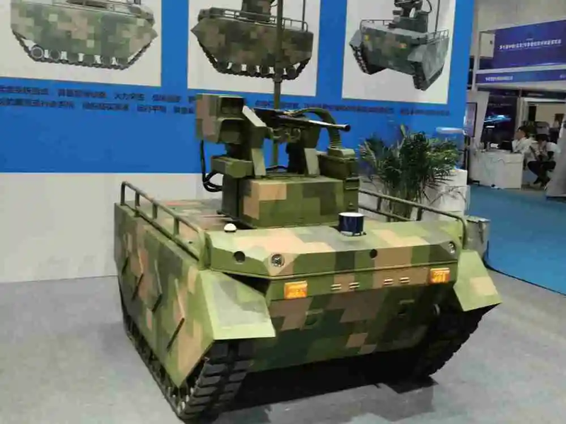 Xe chiến đấu không người lái "Tiêm binh" của Trung Quốc (Ảnh: Dwnews).