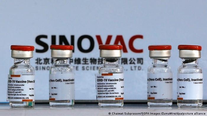 Vaccine Sinovac của Trung Quốc sử dụng công nghệ virus bất hoạt (Ảnh: Deutsche Welle).