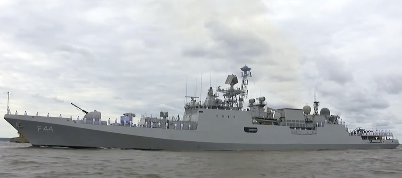 Tàu hộ vệ "Tabal" của Hải quân Ấn Độ (Ảnh: guancha).