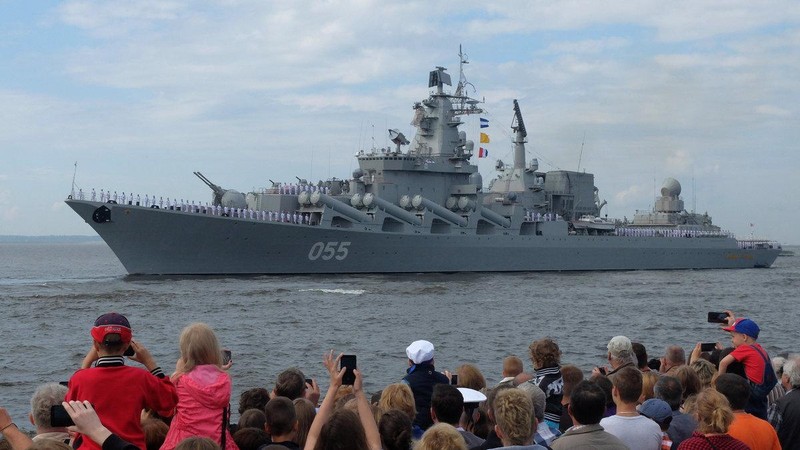 Tàu tuần dương "Nguyên soái Ustinov" (Ảnh: guancha).