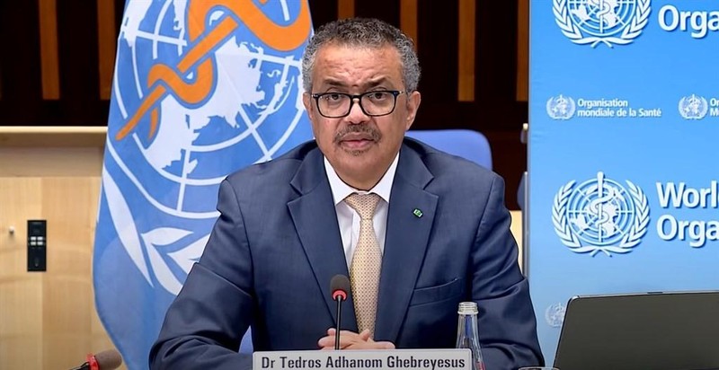 Ngày 16/7, Tổng giám đốc WHO Tedros Adhanom tuyên bố kế hoạch điều tra truy xuất SARS-CoV-2 giai đoạn hai (Ảnh: WHO).