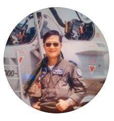 Thiếu tướng Không quân Đài Loan Tiền Diệu Đông khi còn tại ngũ (Ảnh: Mirror Weekly).