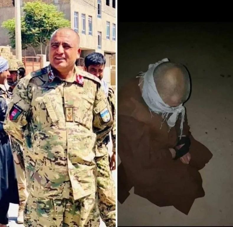 Haji Mullah Achakzai, cảnh sát trưởng tỉnh Badghis bị Taliban hành quyết (Ảnh: Newsweek).