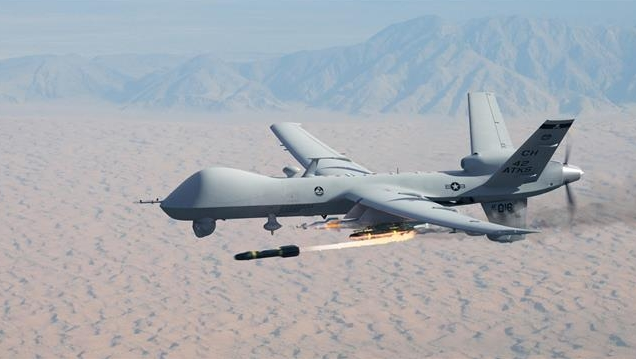 máy bay không người lái MQ-9 Reaper phóng tên lửa AGM-114R9X (Ảnh: Đông Phương). máy bay không người lái MQ-9 Reaper phóng tên lửa AGM-114R9X (Ảnh: Đông Phương).