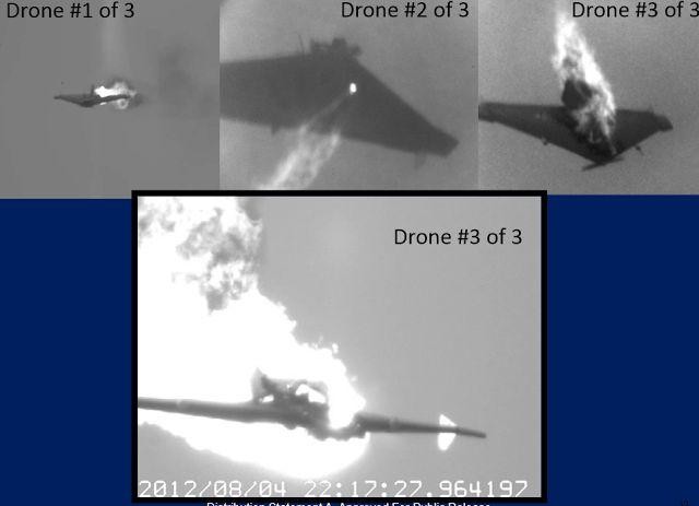 Ngay từ năm 2012, Mỹ đã thử nghiệm thành công dùng vũ khí laser diệt máy bay không người lái (Ảnh: 163).