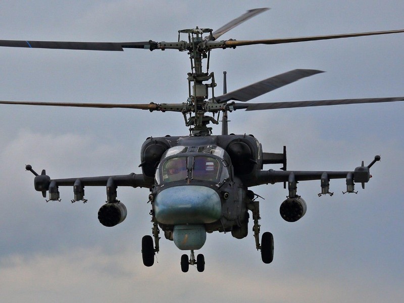 Ka-52 trong biên chế Không quân Nga (Ảnh: Wiki).
