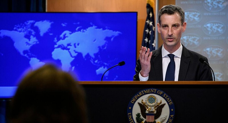 Ông Ned Price: Mỹ "thúc giục mạnh mẽ" (strongly urge) Bắc Kinh chấm dứt gây áp lực quân sự, ngoại giao, kinh tế và đe dọa Đài Loan (Ảnh: AP).