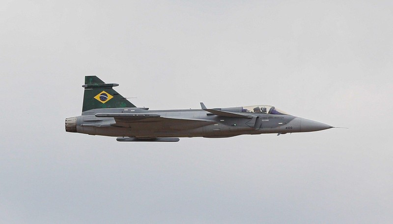 JAS-39 Gripen của Không quân Brazil (Ảnh: Saab). JAS-39 Gripen của Không quân Brazil (Ảnh: Saab).