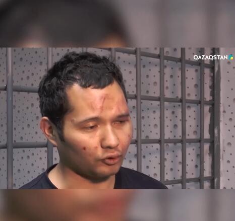 Người đàn ông Kyrgyzstan bị bắt thú nhận trên đài Khabar 24 (Ảnh: Sina).