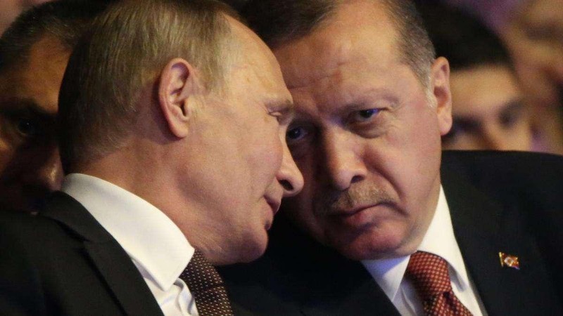 Tổng thống Putin và Tổng thống Thổ Nhĩ Kỳ Erdogan (Ảnh: Sohu).