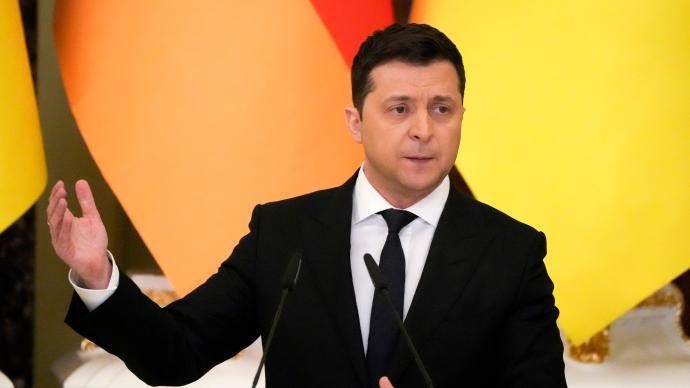Ngày 14/2, Tổng thống Ukraine Zelensky kêu gọi các nhà giàu và chính khách đã chạy ra nước ngoài hãy quay về để thể hiện tình đoàn kết (Ảnh: RIA).