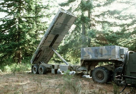 Mỗi xe phóng tên lửa Tomahawk của Mỹ có 6 quả đạn (đã bị phá hủy theo Hiệp ước INF).