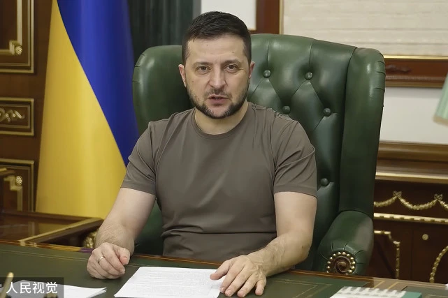 Tổng thống Ukraine Zelensky phát biểu trước các nhà lãnh đạo các nước NATO hôm 24/3 (Ảnh: VCG).