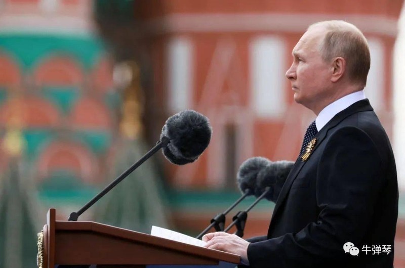 Tổng thống Putin phát biểu với những lời lẽ cứng rắn.