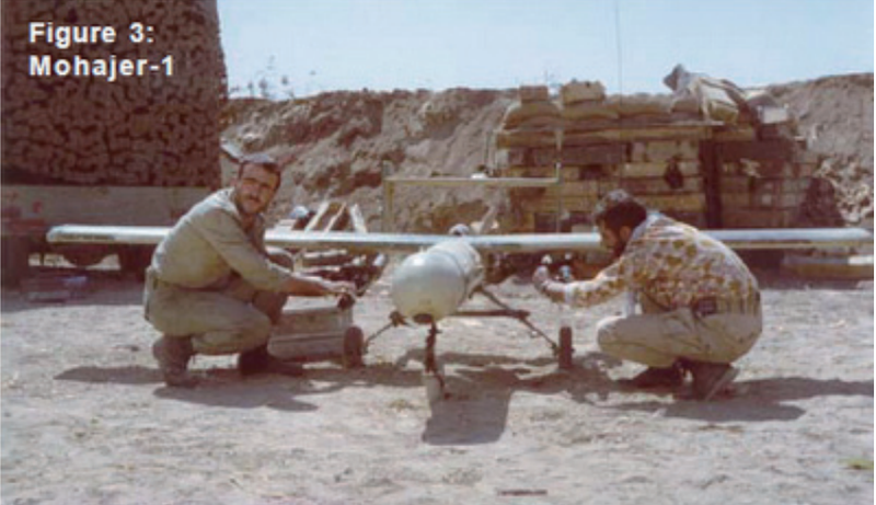 Máy bay không người lái Mohajer-1 do Iran tự phát triển (Ảnh: 163). Máy bay không người lái Mohajer-1 do Iran tự phát triển (Ảnh: 163).