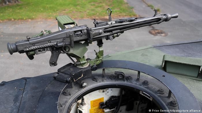 100 khẩu súng máy MG3 đã được Quân đội Đức cung cấp cho Ukraine (Ảnh: Deutsche Welle).