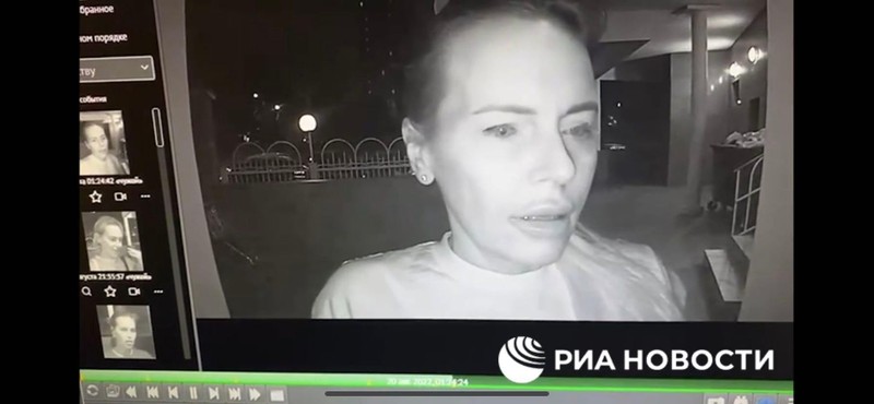 Hình ảnh nghi phạm trong camera an ninh (Ảnh: RIA Novosti).