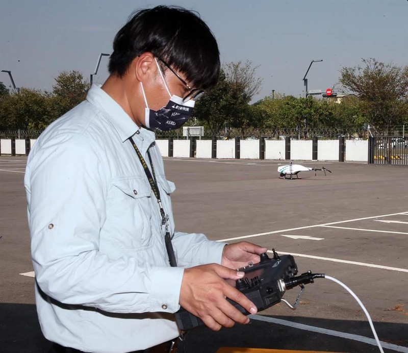 Biểu diễn UAV trực thăng trinh sát (Ảnh: Chinatimes). Biểu diễn UAV trực thăng trinh sát (Ảnh: Chinatimes).