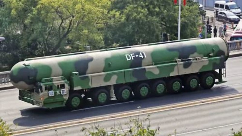 Tên lửa liên lục địa Dongfeng-41 của Trung Quốc (Ảnh: Guancha).