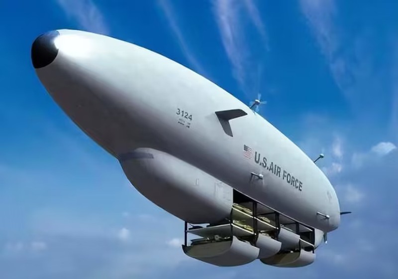 Một khí cầu máy của Không quân Mỹ (Ảnh: QQ).