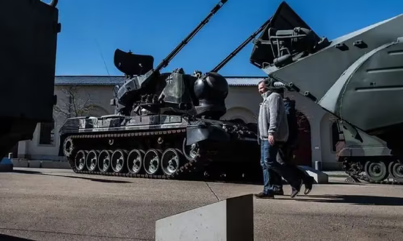 Pháo phòng không tự hành của Đức cung cấp cho Ukraine (Ảnh: QQ).