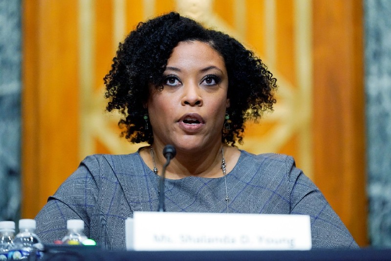 Bà Shalanda Young, Giám đốc Văn phòng Quản lý và Ngân sách Nhà Trắng, người ký văn bản cấm TikTok (Ảnh: Politico).