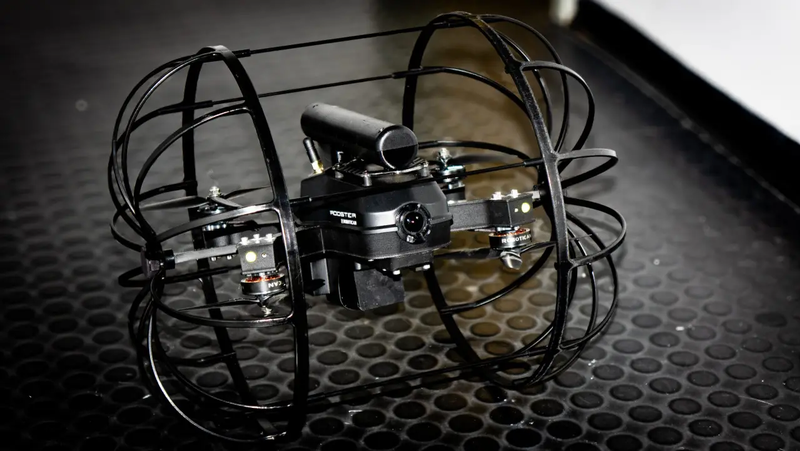 Thiết bị lai UAV - robot tự hành Tarnegol của Công ty Robotican Israel. Ảnh: Topwar.