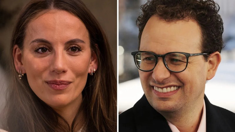 Mira Murati và Dario Amodei - hai tỷ phú AI nổi bật toàn cầu. Ảnh: CNBC.