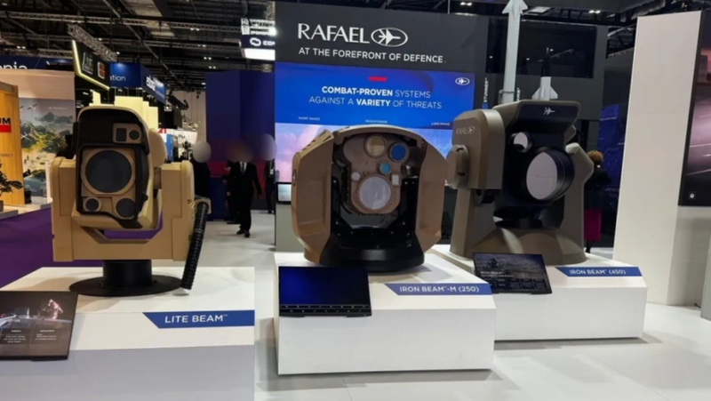 Ba hệ thống Iron Beam với ba cấp độ khác nhau (từ trái qua): Lite Beam, Iron Beam M và Iron Beam 450. Ảnh: Wforum. 