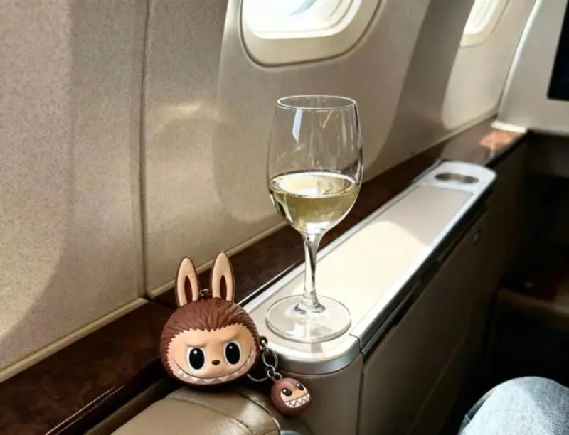 Một ảnh chụp khoang hạng nhất hãng bay 5 sao như thế này có giá vài trăm tệ. Ảnh: Worldjournal.