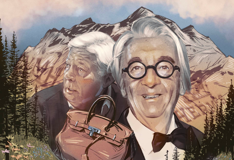 Ông Nicolas Puech (trái) và kẻ lừa đảo Eric Freymond (phải). Ảnh: WSJ.