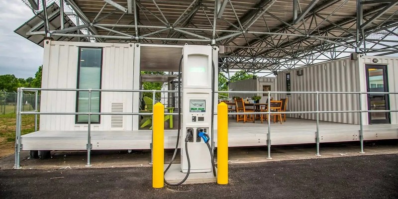 Trạm sạc BETA ALIA-250 Ảnh: BETA Technologies