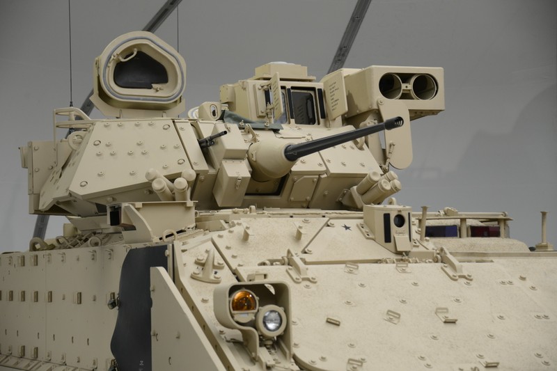 M2 Bradley ODS-SA IFV. Ảnh Vệ Binh Quốc Gia Pennsylvania, Mỹ