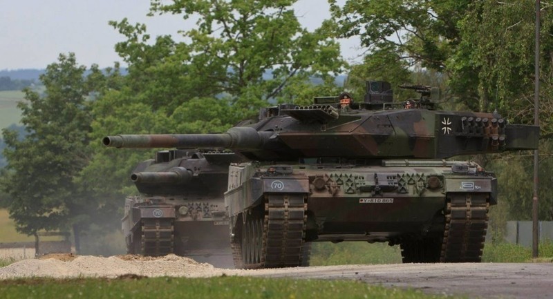 Xe tăng chủ lực Leopard-2 của Đức. Ảnh Topwar.