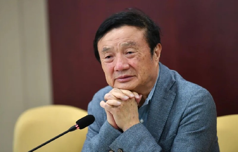 Người sáng lập kiêm Giám đốc điều hành Huawei Nhậm Chính Phi trong một cuộc phỏng vấn tháng 2/2021. Ảnh: Tân Hoa Xã